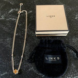 Links of London Sterling Silver Necklace & Charm